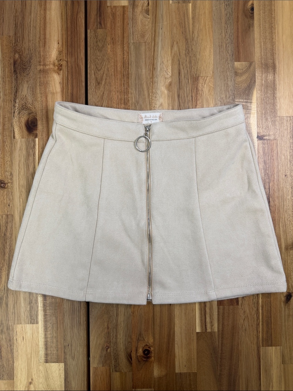 Altar’d State Faux Suede Mini Skirt